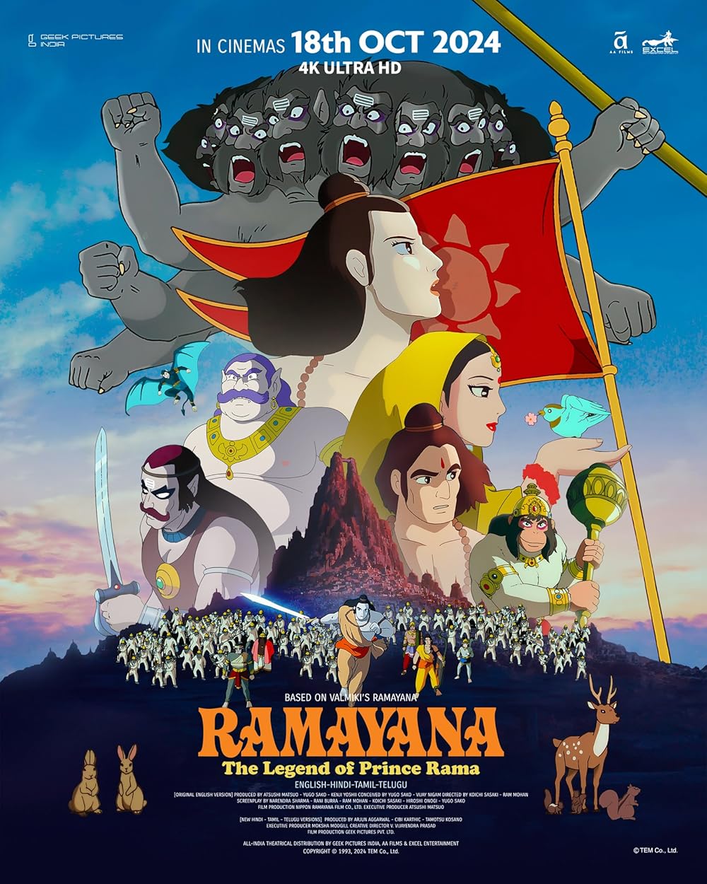 Ramayana (1993) Rem 1080P Amzn-Web X265 Hevc [Triple Audio][Hindi 2 0 Old Hindi 5 1 New English 5 1] -Hdhub