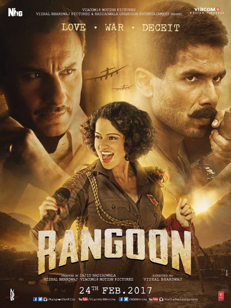 Rangoon (2017) Hindi 1080P Bluray X264 Dd5 1 Esub - Mkvcinemas