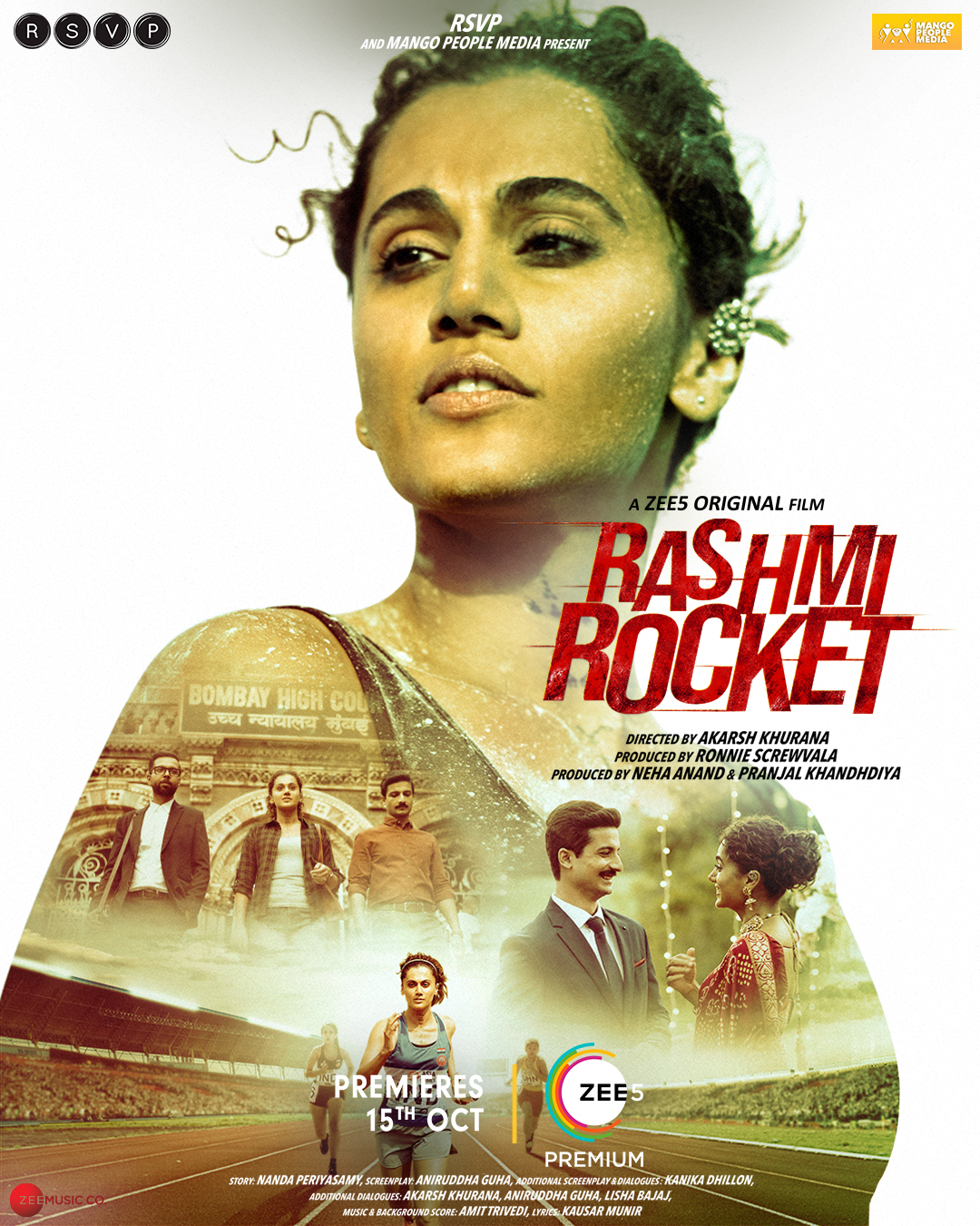 Rashmi Rocket (2021) Hindi 720P Zee5 Webrip X264 Aac - Mkvcinemas