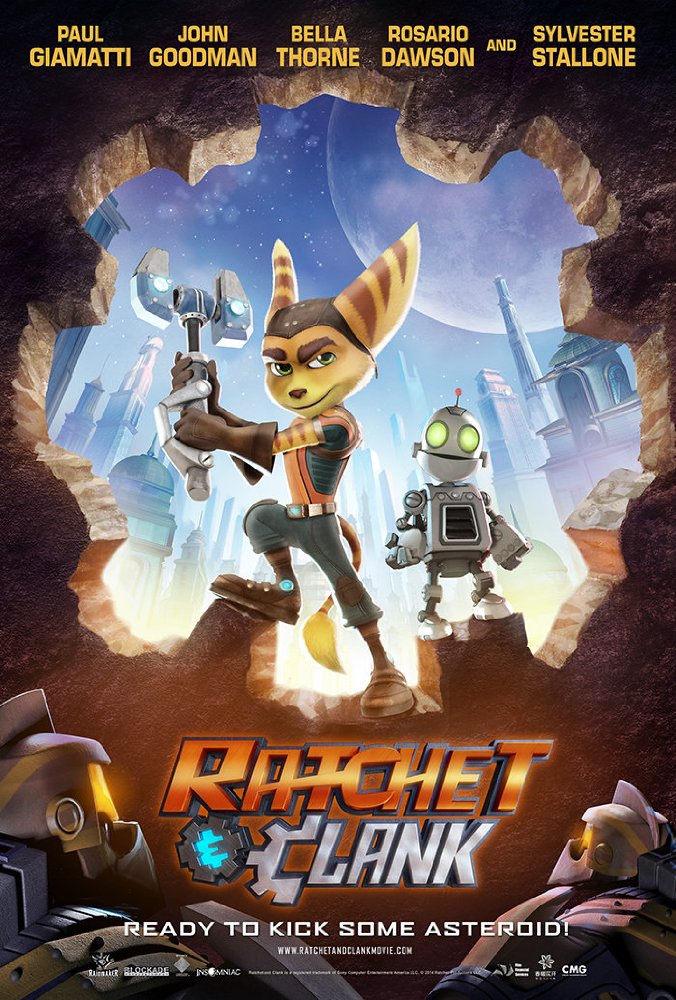 Ratchet And Clank (2016) 720P Bluray X264 Esub [Dual Audio][Hindi 2 0 English 5 1] -Mkvc