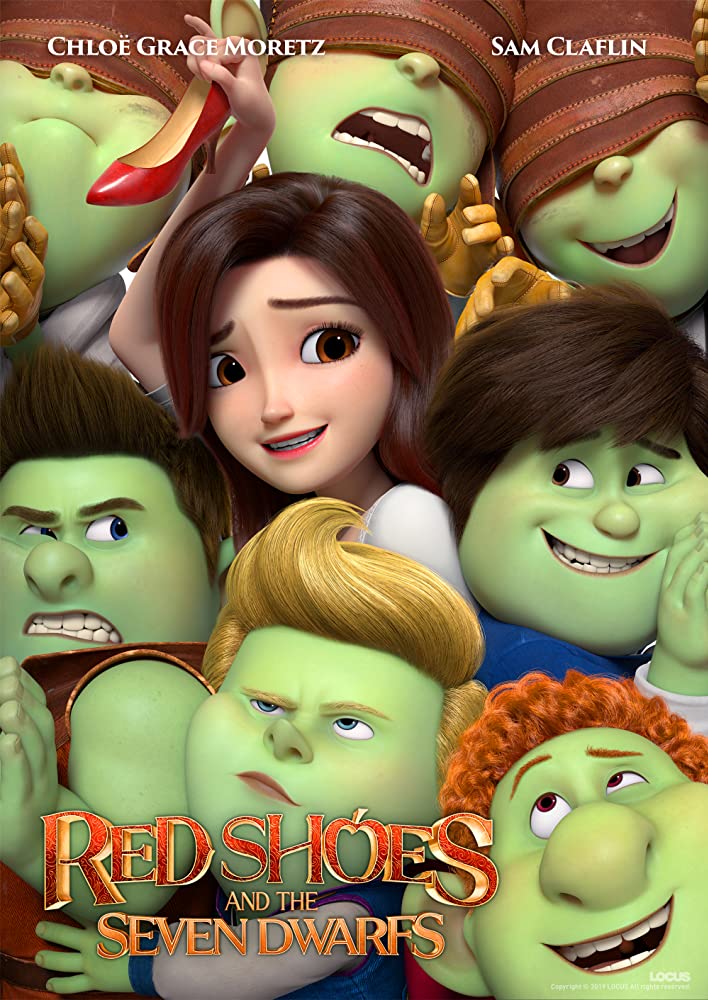 Red Shoes And The Seven Dwarfs (2019) 720P Bluray X264 Esub [Dual Audio][Hindi 2 0 English 5 1] -Kmhd