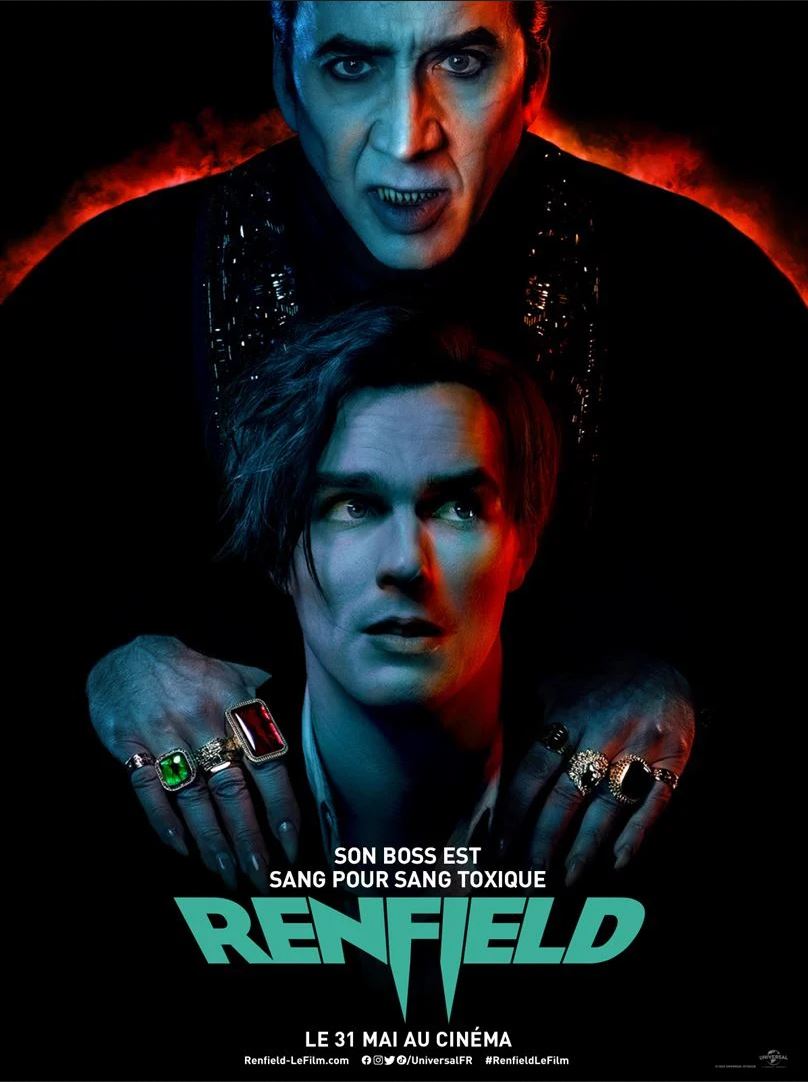 Renfield (2023) 1080P Bluray X265 Hevc Esub [Dual Audio][Hindi 5 1 English 5 1] -Mkvc
