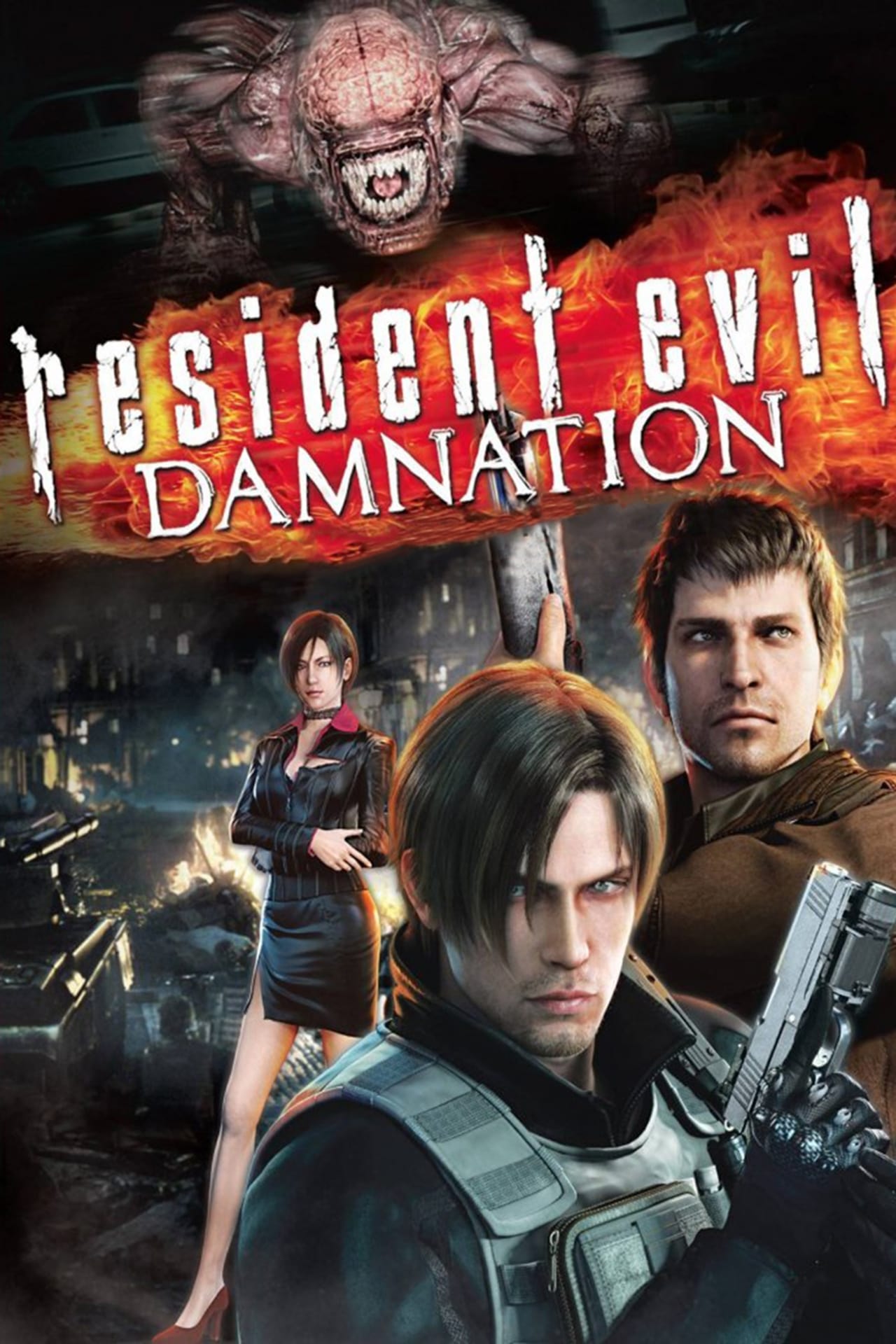 Resident Evil Damnation (2012) 720P Bluray X264 Esub [Dual Audio][Hindi 2 0 English 2 0] -Ssrm