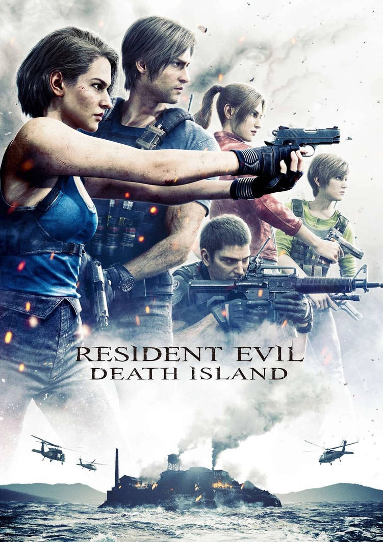 Resident Evil Death Island (2023) 1080P Ds4K Bluray X265 Hevc Msubs [Dual Audio][Hindi 5 1 English 7 1] -Olam