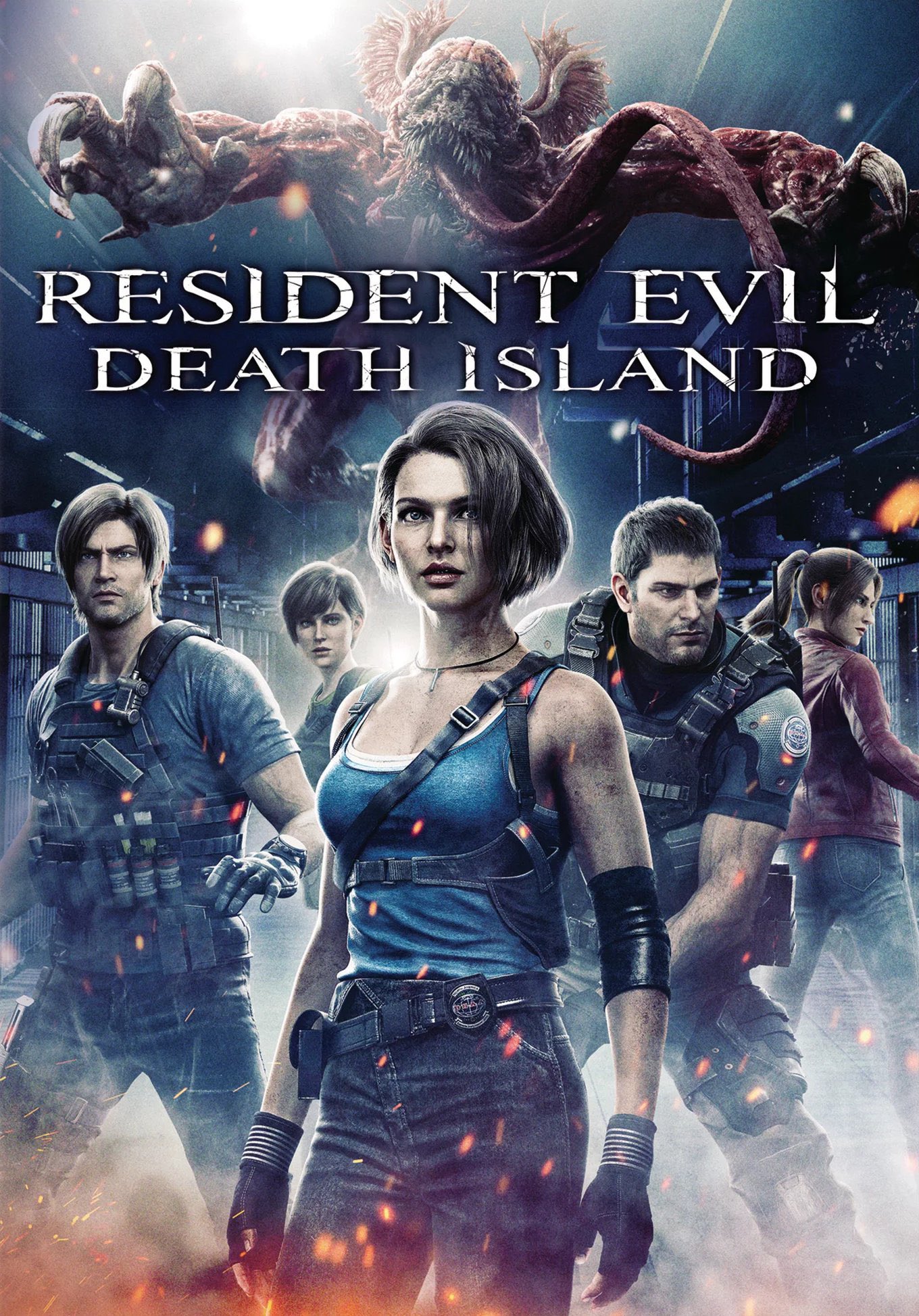 Resident Evil Death Island (2023) 720P Bluray X264 Esub [Dual Audio][Hindi 5 1 English 5 1] -Mkvc