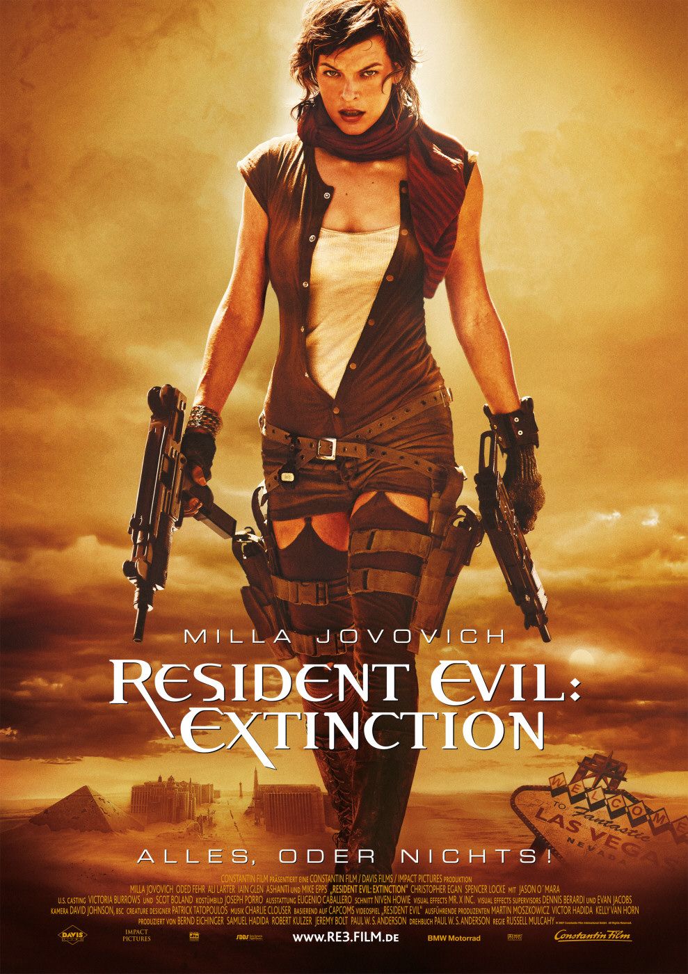 Resident Evil-Extinction (2007) 720P Bluray X264 Esub [Dual Audio][Hindi 5 1 English 5 1] -Mkvc