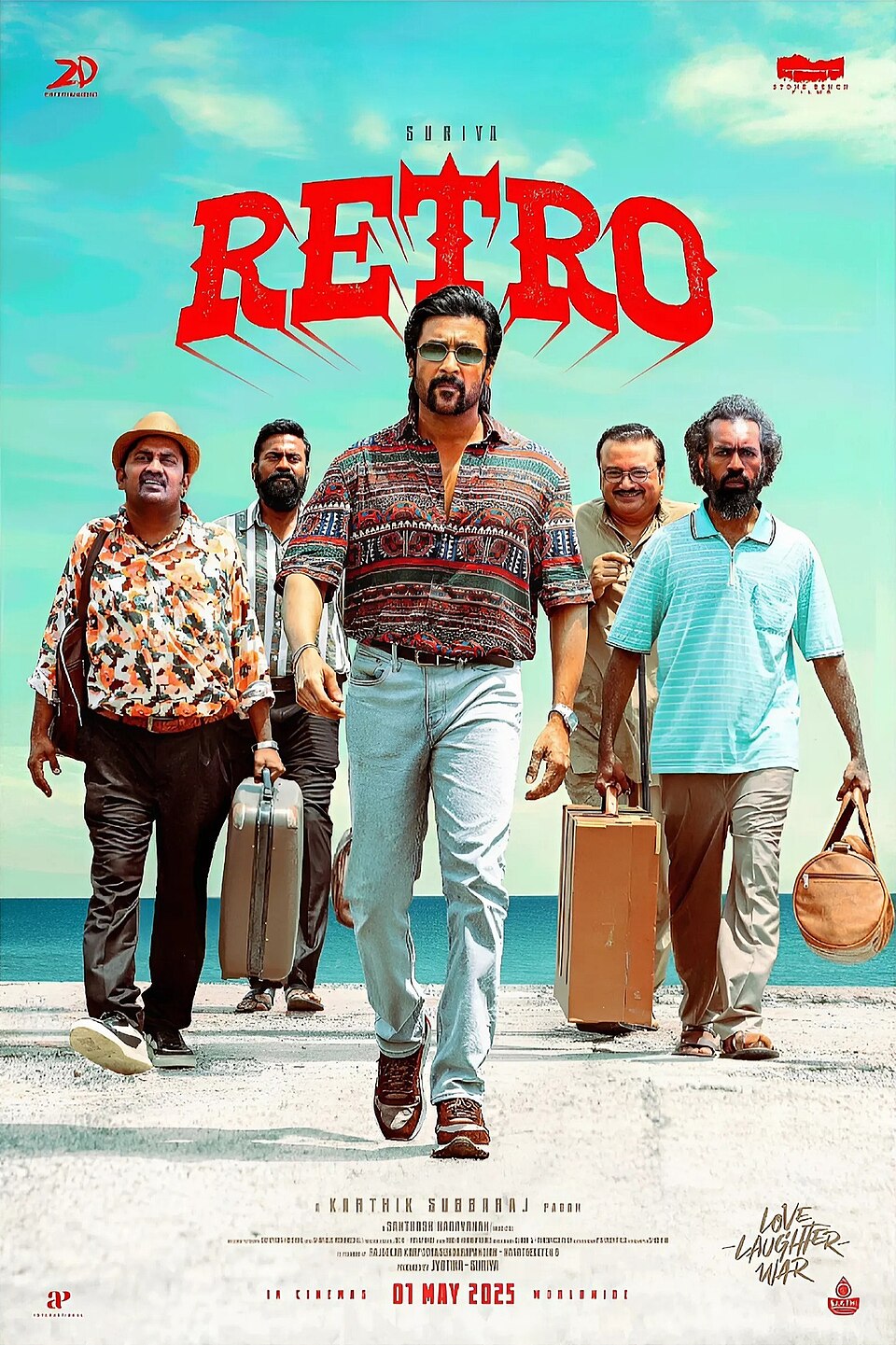 Retro (2025) Uncut 1080P Webrip X264 Esub [Dual Audio][Hindi 5 1 Tamil 5 1] -Mkvc