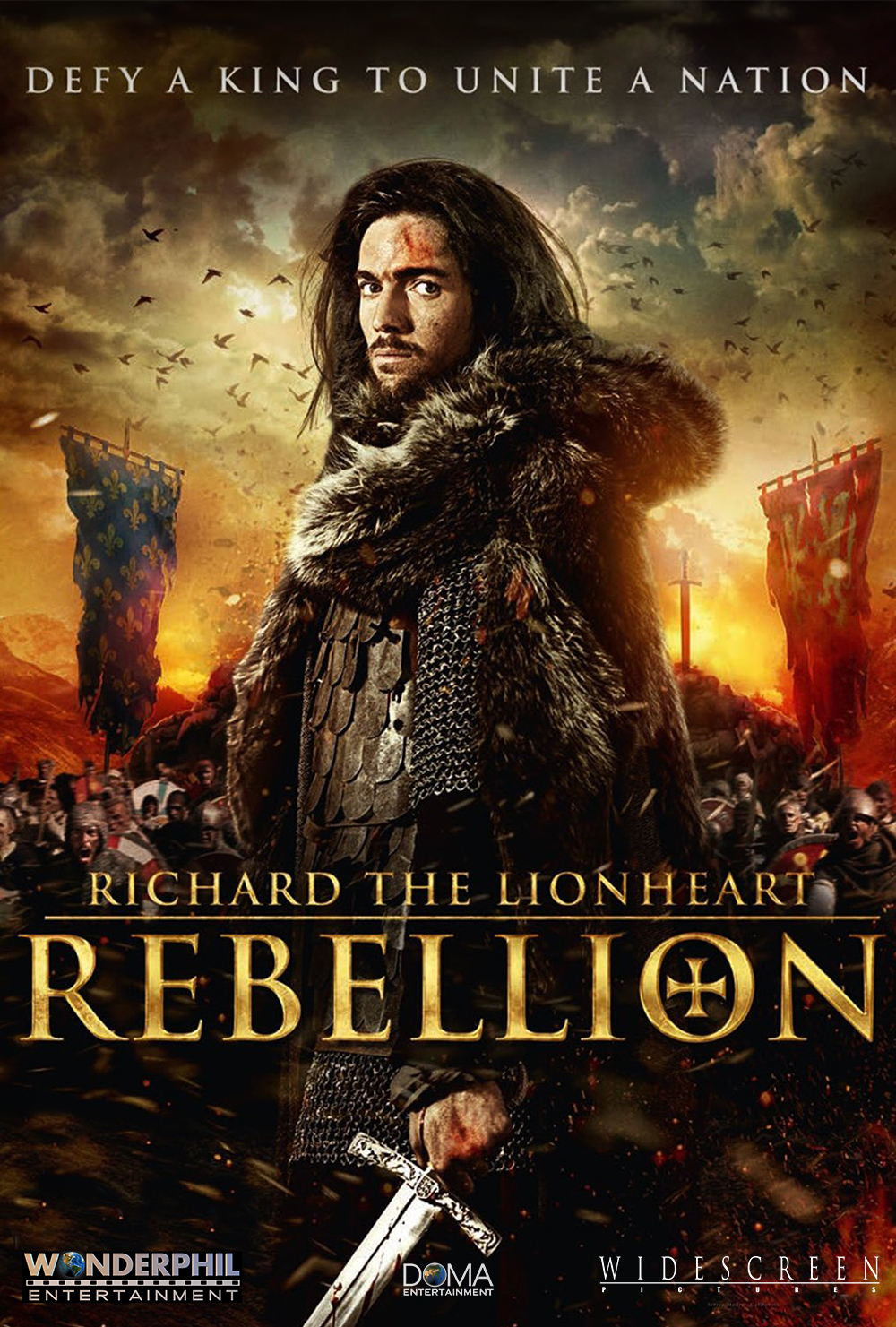 Richard The Lionheart Rebellion (2015) 720P Bluray X264 Esub [Dual Audio][Hindi 2 0 English 5 1] -Mkvc