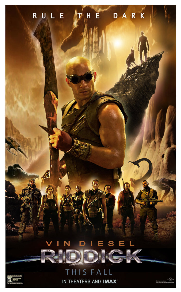Riddick (2013) Dc 720P Bluray X264 Esub [Dual Audio][Hindi 2 0 English 5 1] -Mrush