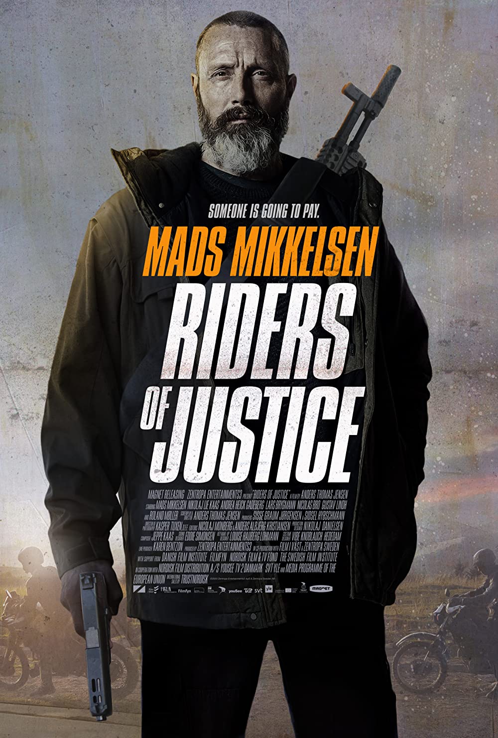 Riders Of Justice (2020) 720P Bluray X264 Esub [Dual Audio][Hindi 2 0 English 5 1] -Mkvc