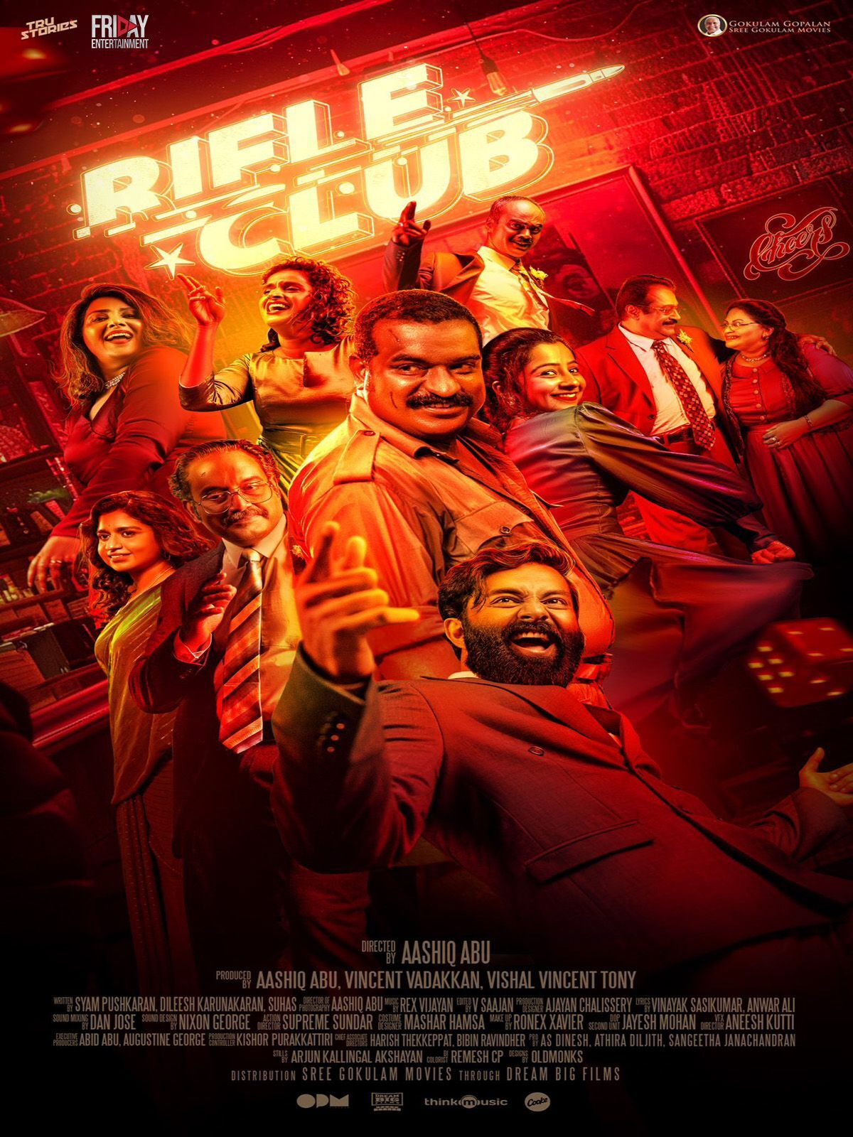 Rifle Club (2024) Uncut 1080P Webrip X264 Esub [Dual Audio][Hindi 5 1 Malayalam 5 1] -Mkvc