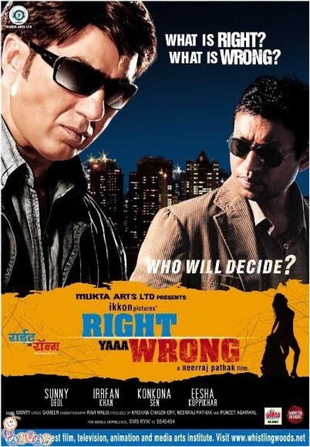Right Yaaa Wrong 2010 Webrip 1080P Hindi Dd 2 0 X264 Esub - Mkvcinemas