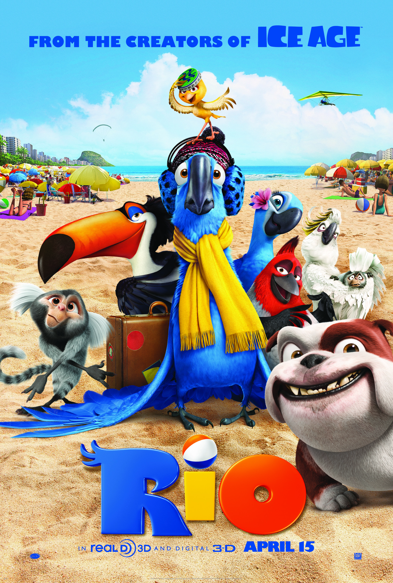 Rio (2011) 1080P Bluray X265 Hevc Msubs [Dual Audio][Hindi 5 1 English 5 1] -Tdoc