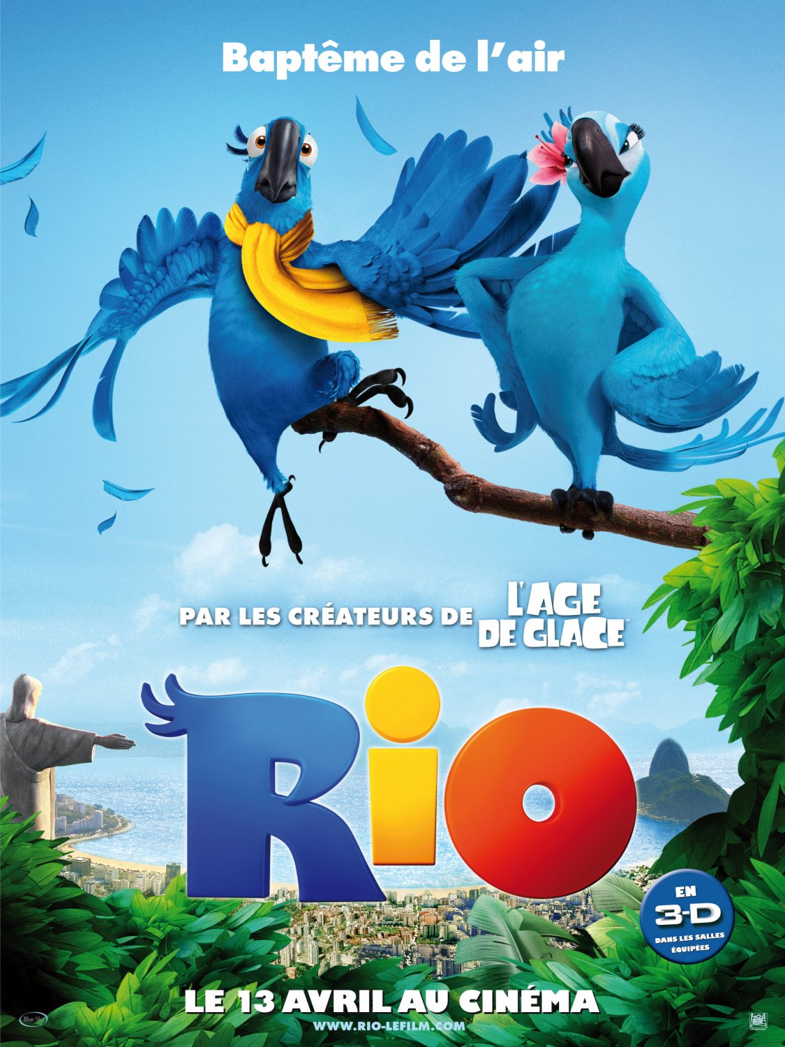 Rio (2011) 720P Bluray X264 Esub [Dual Audio][Hindi 5 1 English 5 1] -Extram