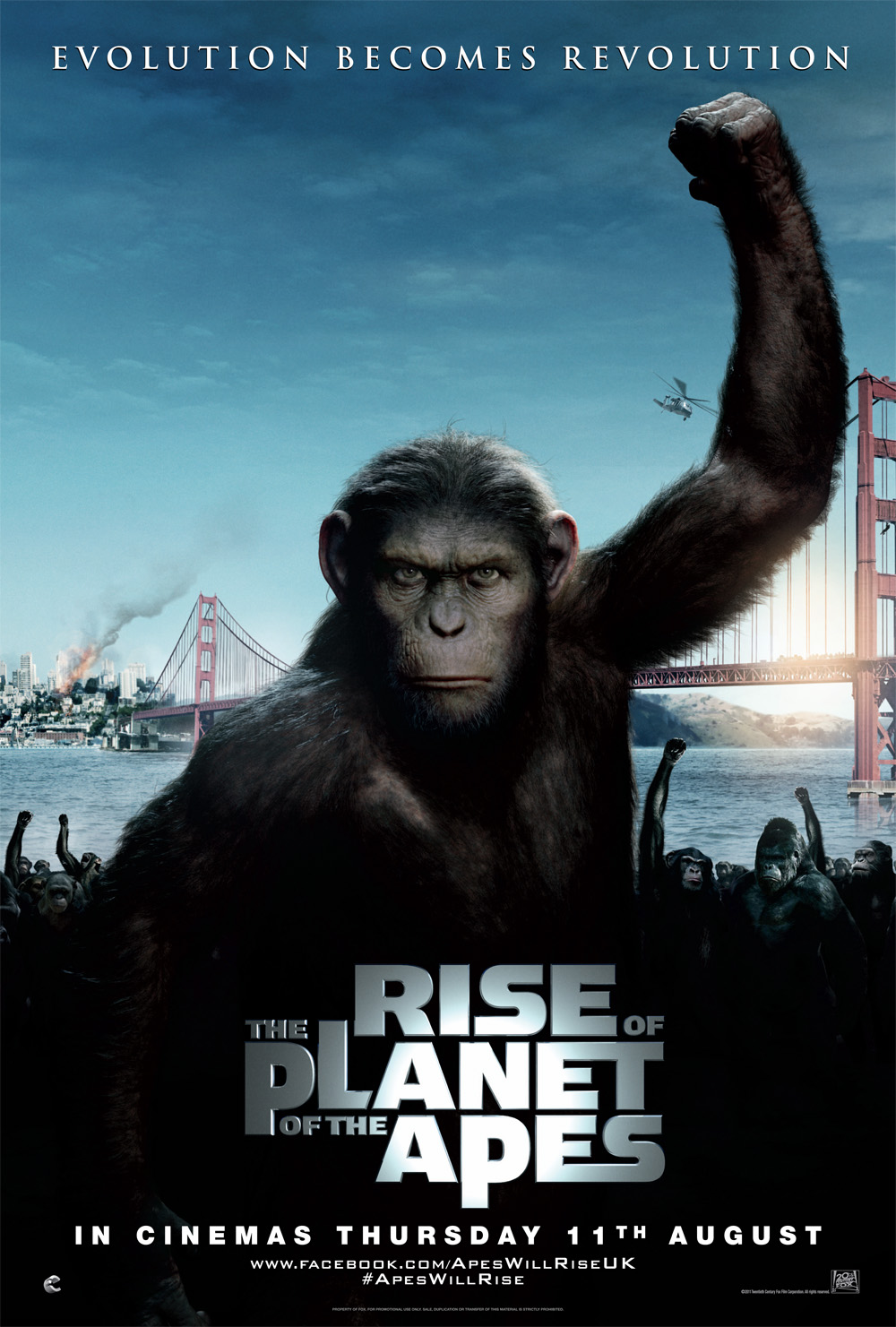 Rise Of The Planet Of The Apes (2011) 720P Bluray X264 Esub [Dual Audio][Hindi 5 1 English 5 1] -Mkvc