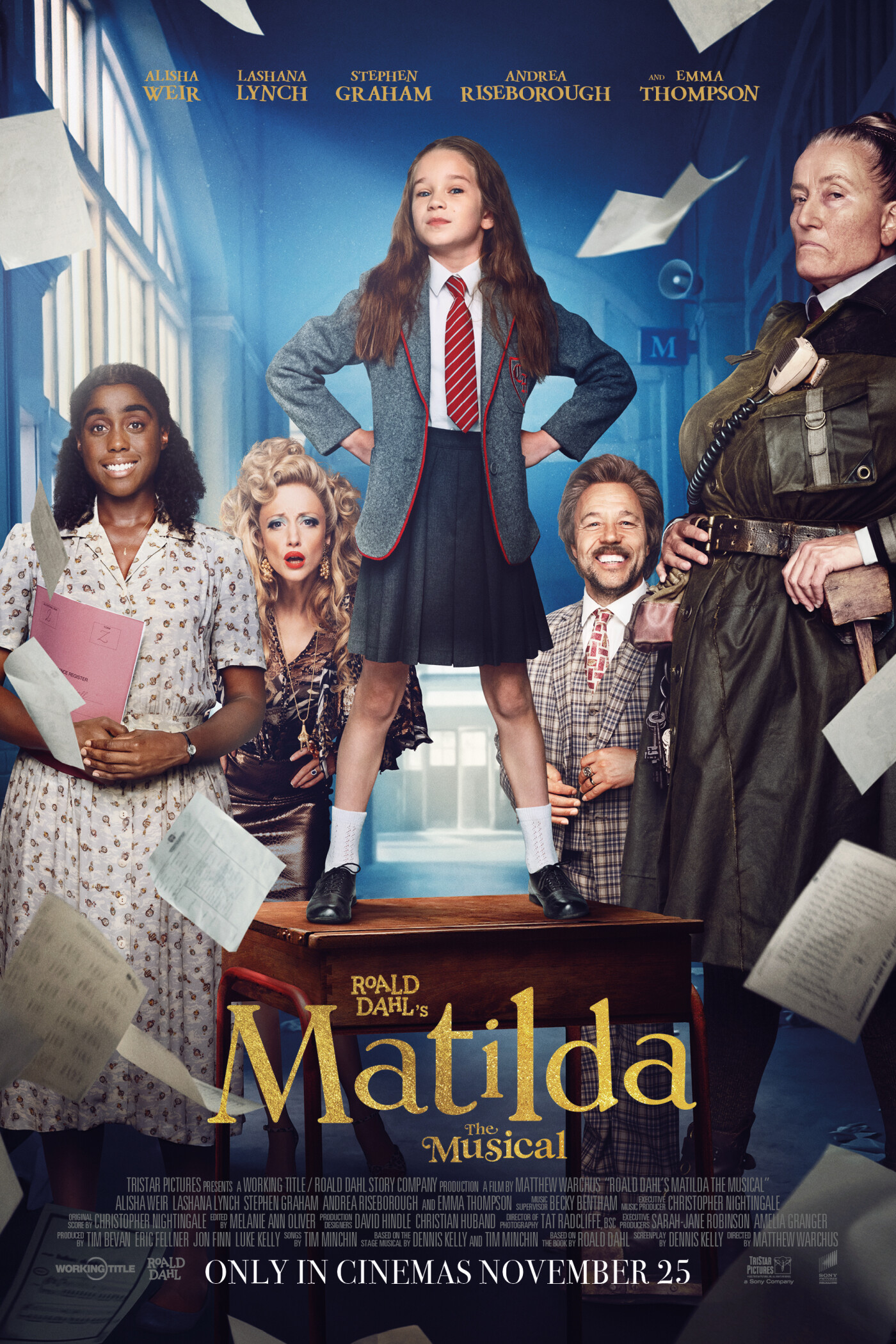 Roald Dahls Matilda The Musical (2022) 720P Nf-Web X264 Msubs [Dual Audio][Hindi 5 1 English 5 1] -Mkvc