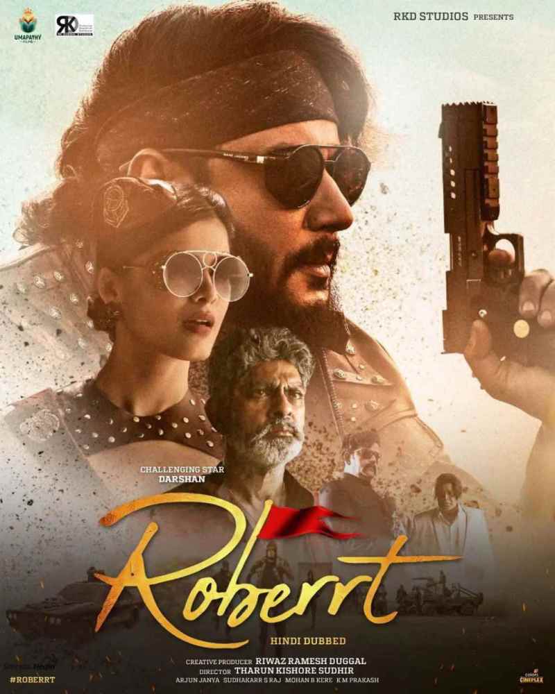Roberrt (2021) Uncut 1080P Webrip X264 Esub [Dual Audio][Hindi Dd2 0 Kannada 2 0] -Dmv