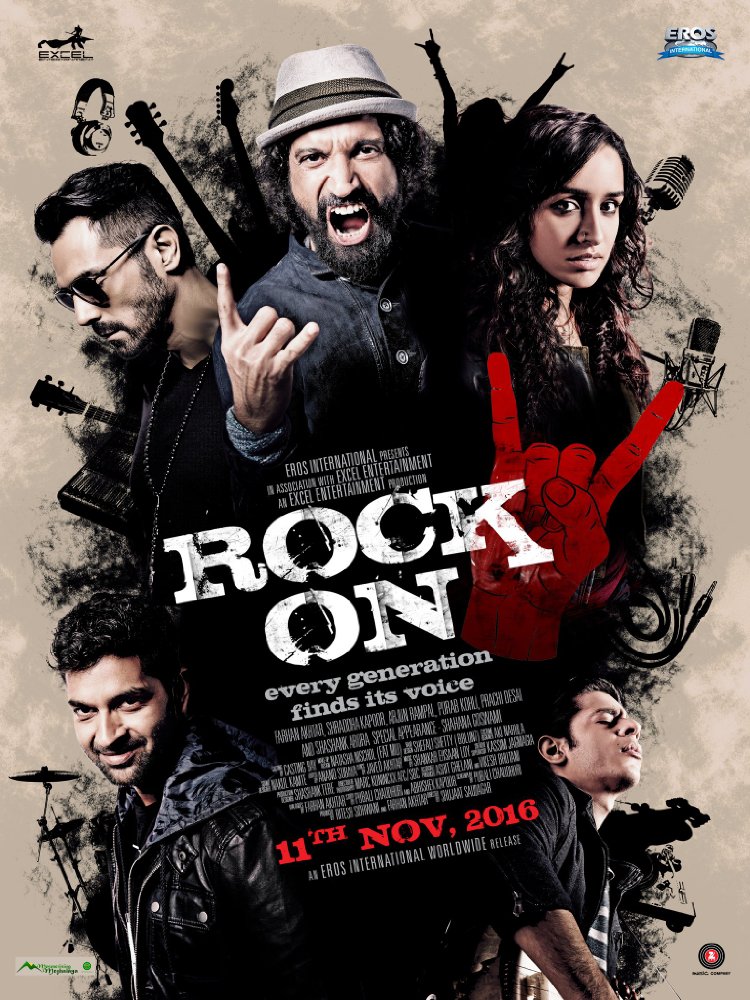 Rock On 2 (2016) Hindi 1080P Webrip X264 Dd5 1 Esub - Mkvcinemas