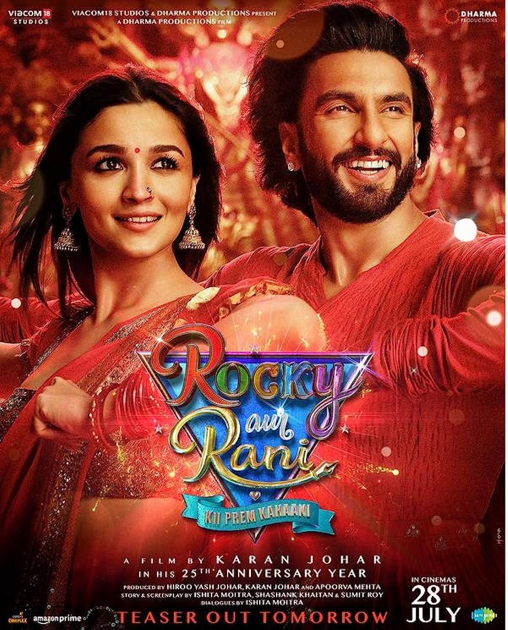 Rocky Aur Rani Kii Prem Kahaani (2023) Hindi 1080P Amzn Webrip X265 Hevc 10Bit Dd5 1 Esub - Mkvcinemas