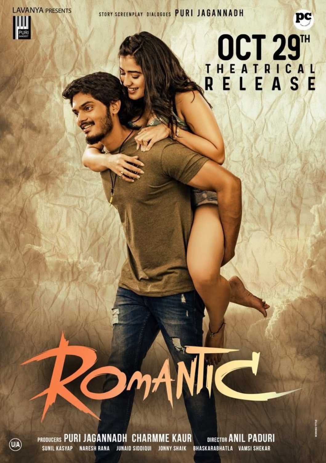 Romantic (2021) Telugu 1080P Web-Dl Avc Untouched X264 Dd5 1 Esub -1Tmv