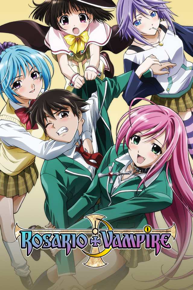 Rosario Vampire (Tv Cartoon 2008) 720P [Dual Audio]