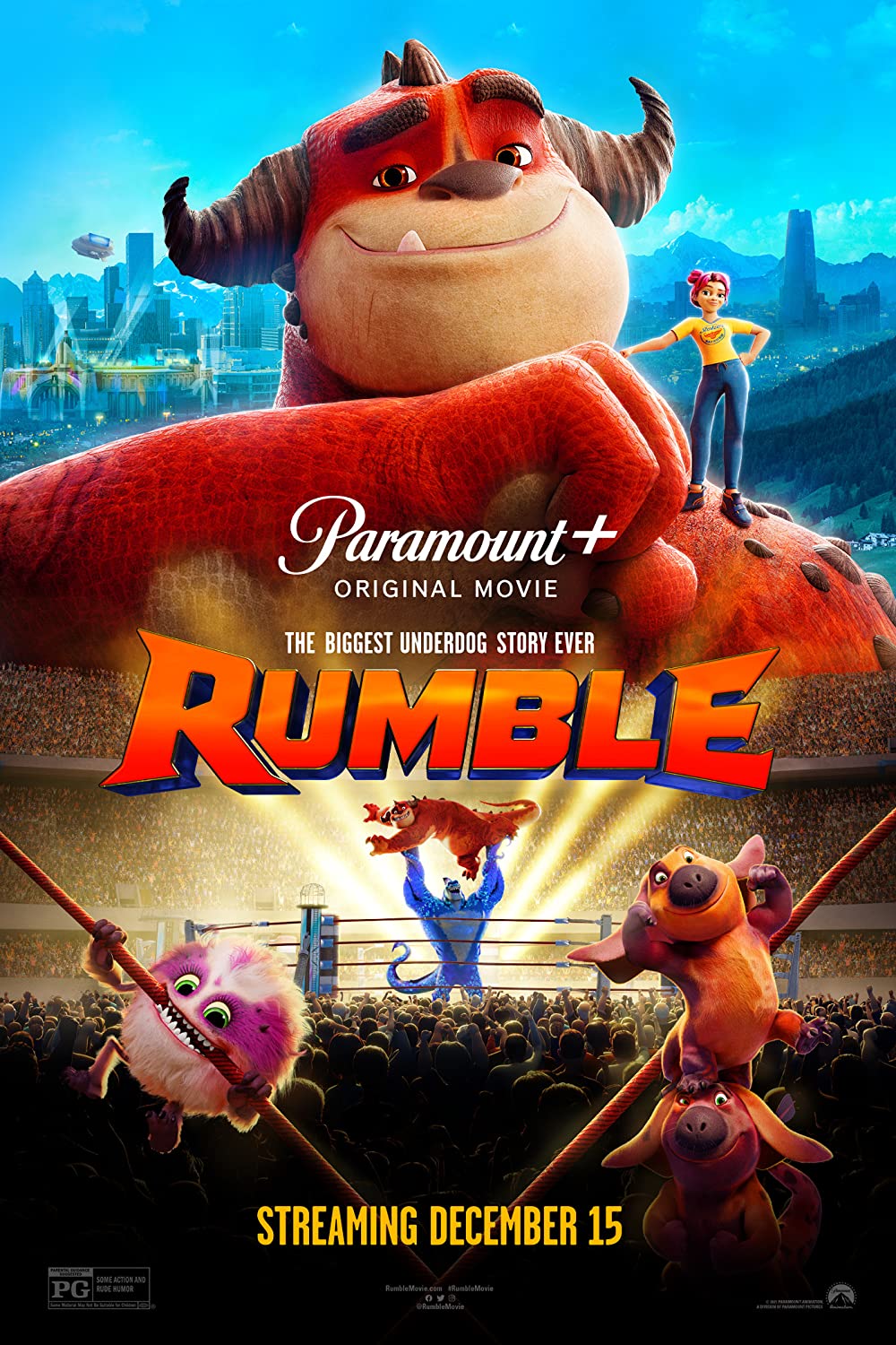 Rumble (2021) 720P Amzn-Web X264 Msubs [Dual Audio][Hindi 5 1 English 5 1] -Mkvc