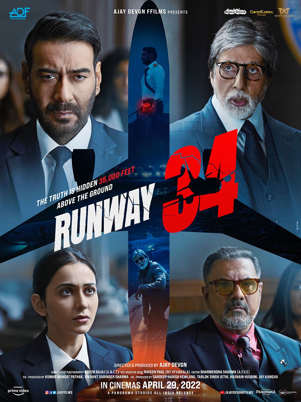 Runway 34 (2022) Hindi 1080P Amzn Webrip X264 Dd5 1 Esub - Mkvcinemas