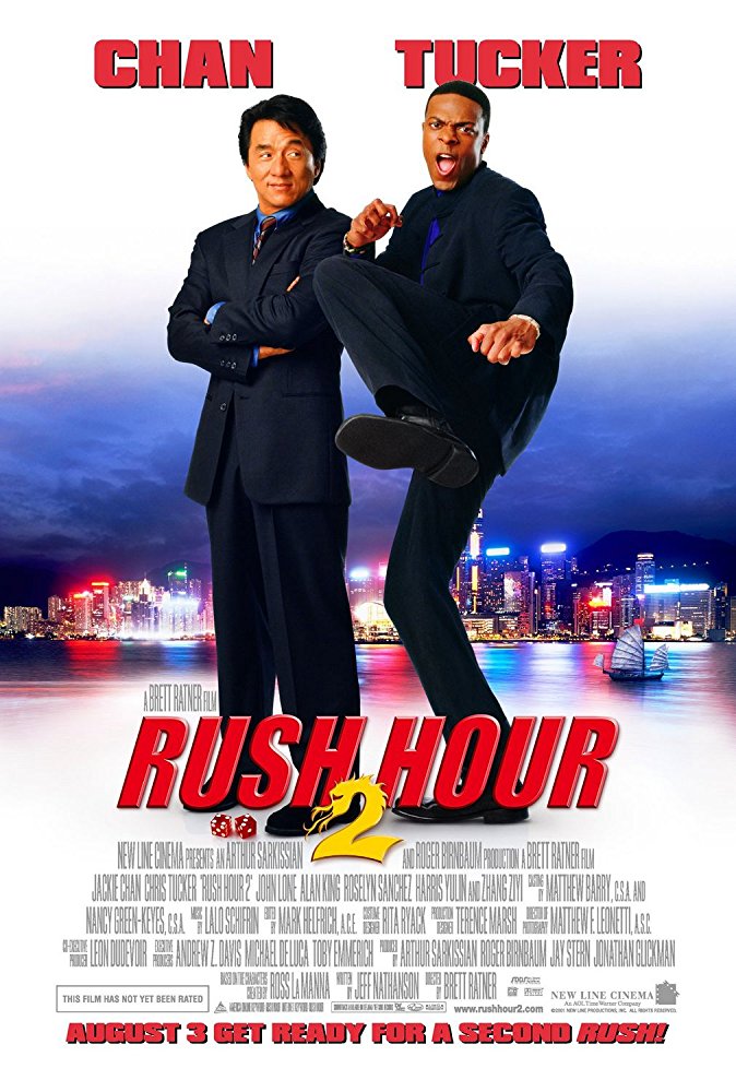 Rush Hour 2 (2001) 1080P Bluray X265 Hevc Esub [Dual Audio][Hindi 2 0 English 5 1] -Mkvc