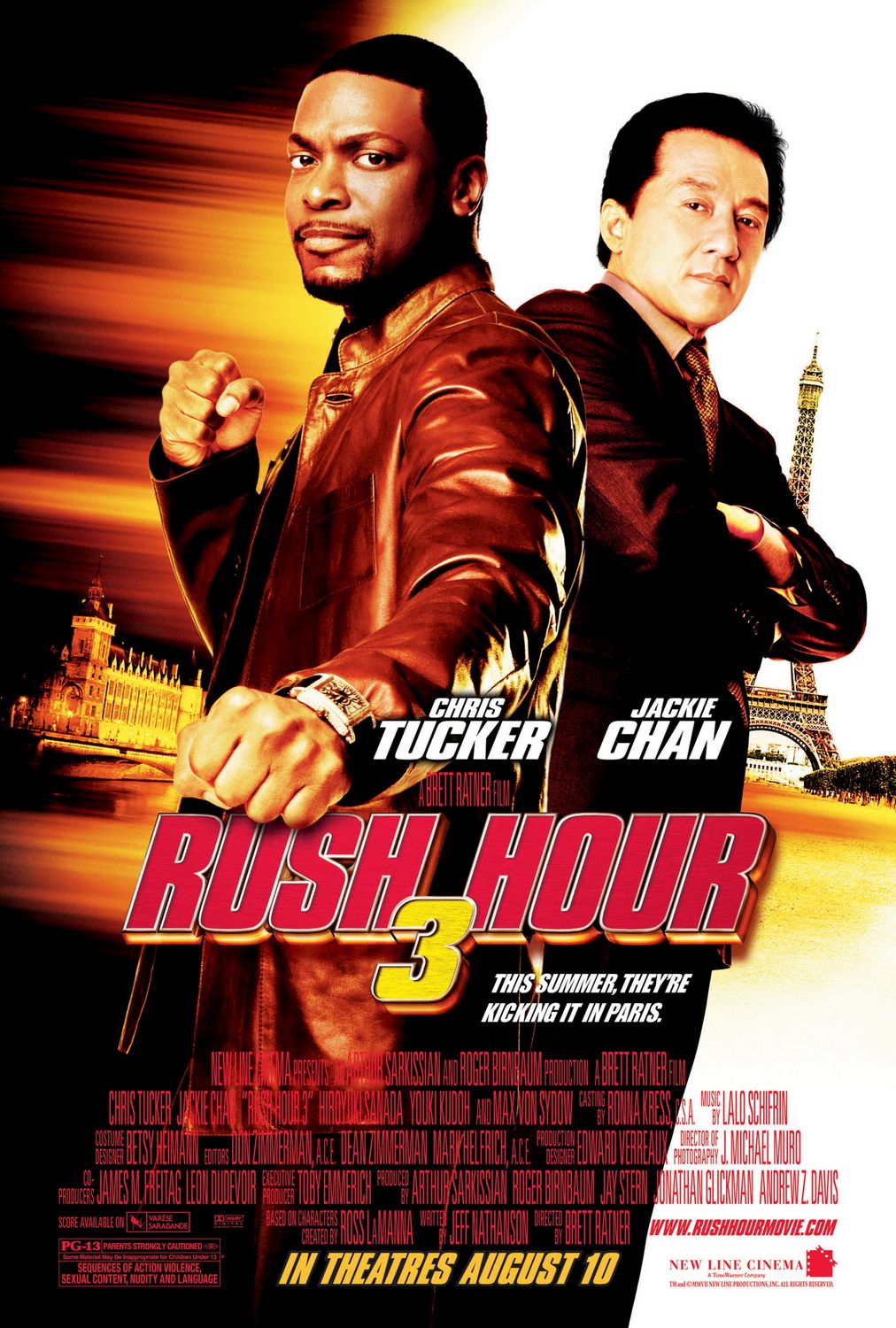 Rush Hour 3 (2007) 720P Bluray X264 Esub [Dual Audio][Hindi 2 0 English 5 1] -Mkvc