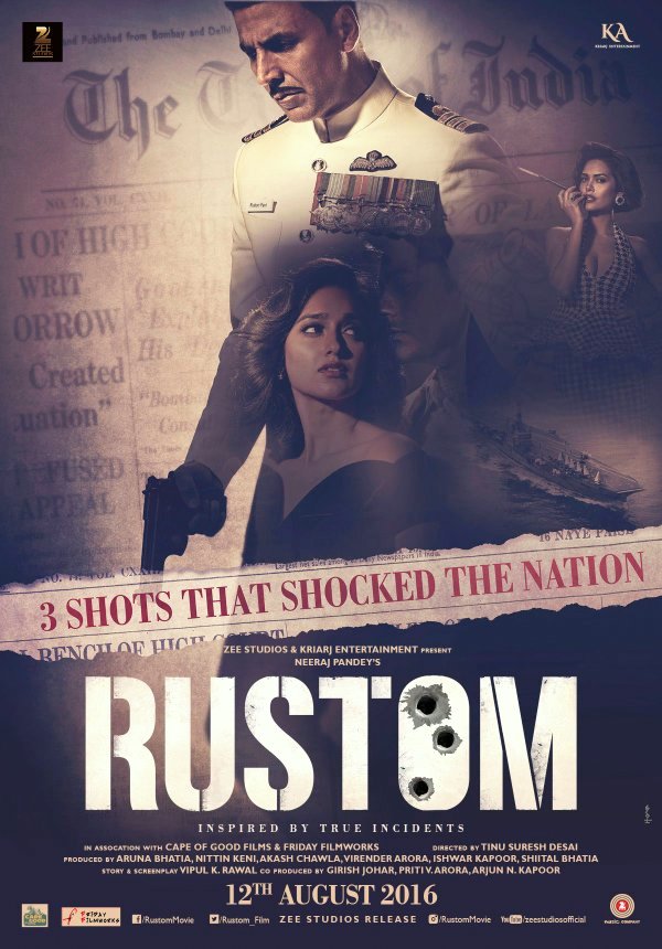 Rustom (2016) Hindi 1080P Bluray X264 Dd5 1 Esub - Mkvcinemas
