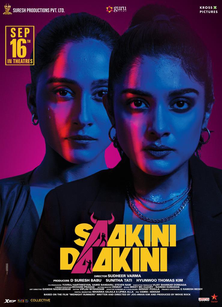 Saakini Daakini (2022) Telugu 720P Webrip X264 Dd5 1 Esub -5Mrulz