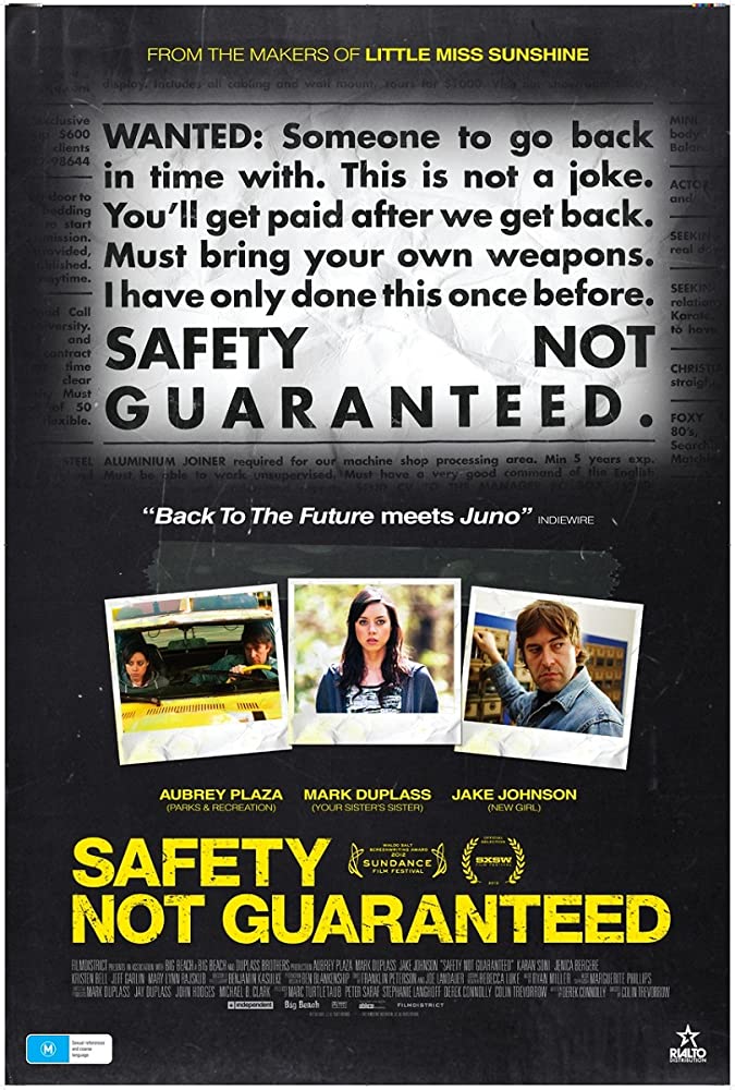 Safety Not Guaranteed (2012) 1080P Bluray X265 Hevc 10Bit Aac 5 1 Msubs-Prof