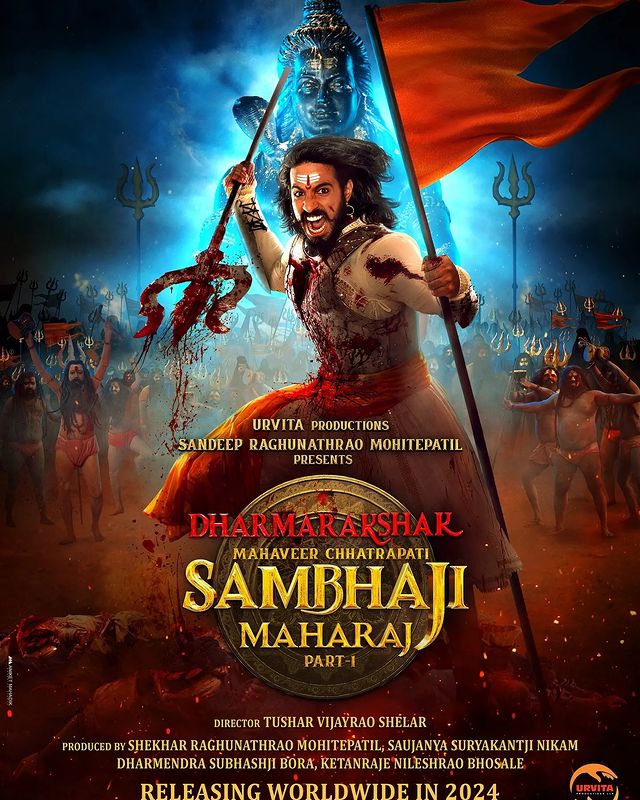 Sambhaji Maharaj (2024) 720P Hdts X264 Esub [Dual Audio][Hindi (Clean) Marathi Cam] -Cinevood