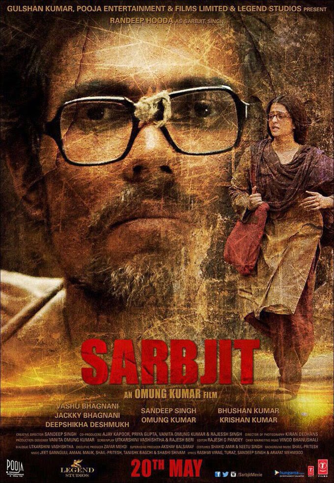 Sarbjit (2016) Hindi 1080P Bluray X264 Dd5 1 Esub - Mkvcinemas