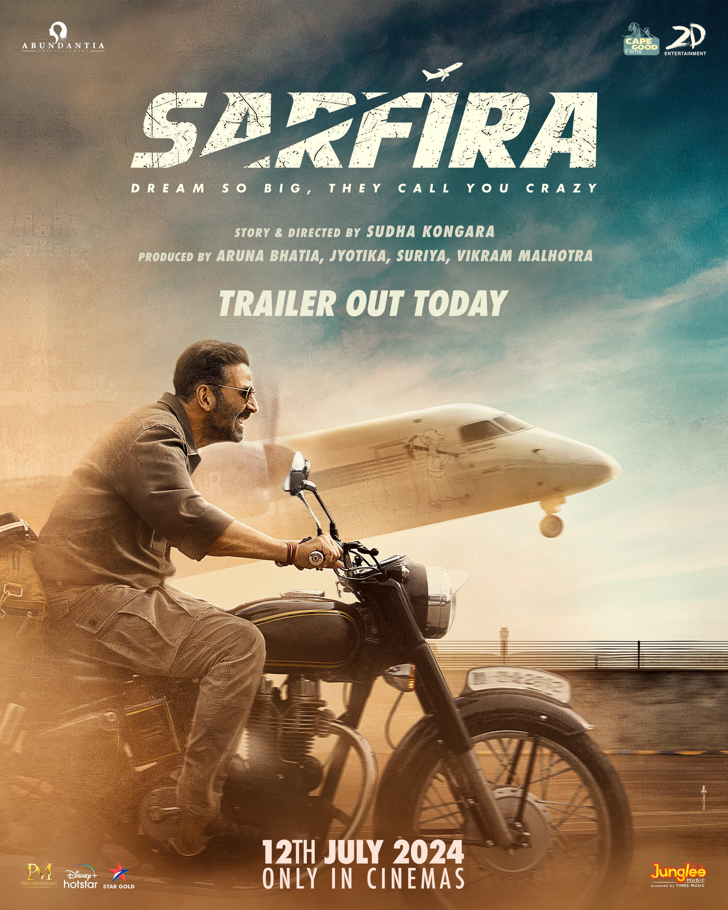 Sarfira (2024) Hindi 1080P Ds4K Webrip X264 Dd5 1 Msubs - Mkvcinemas