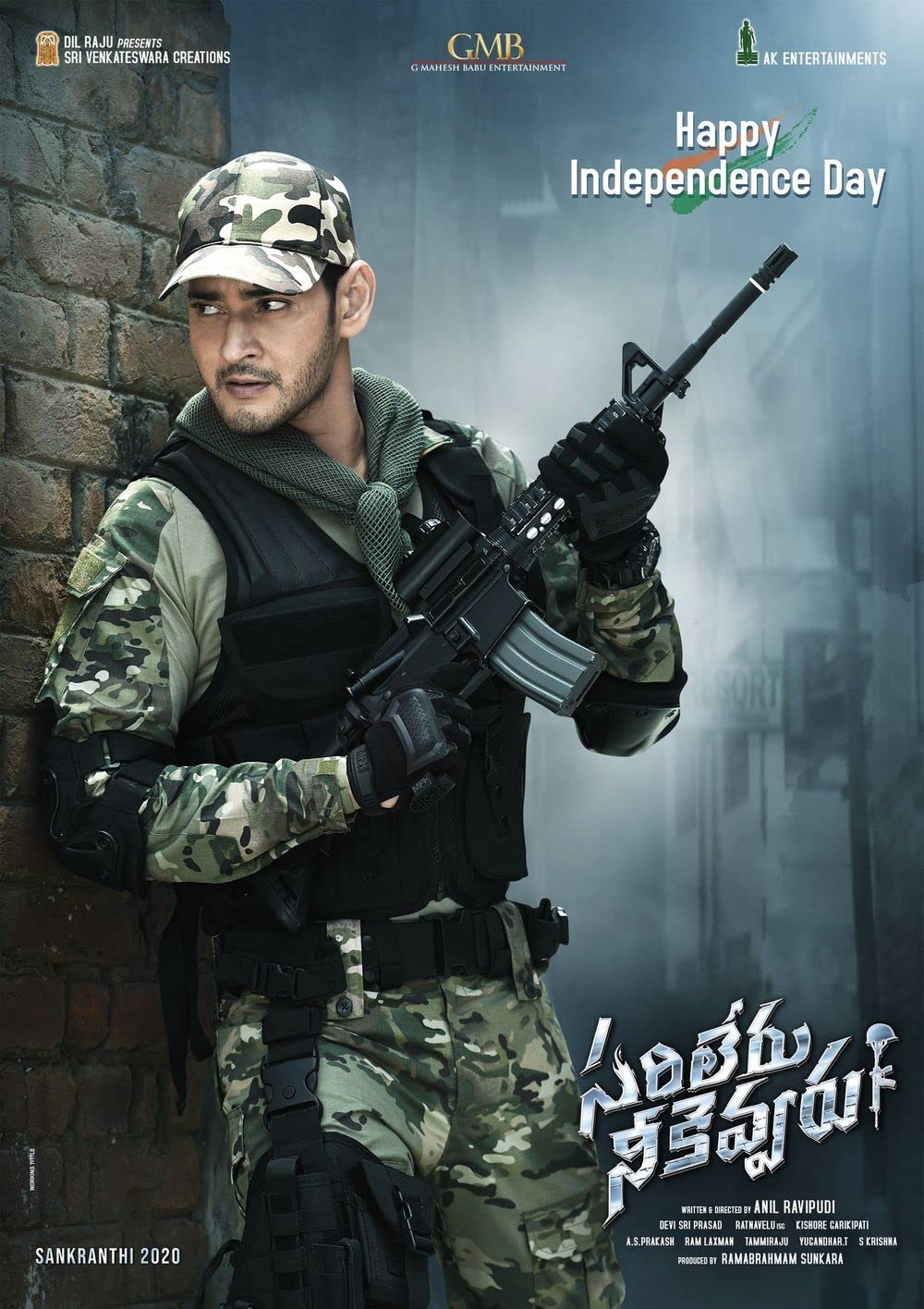 Sarileru Neekevvaru (2020) Uncut 1080P Webrip X264 Esub [Dual Audio][Hindi Dd2 0 Telugu 2 0] -Dmv