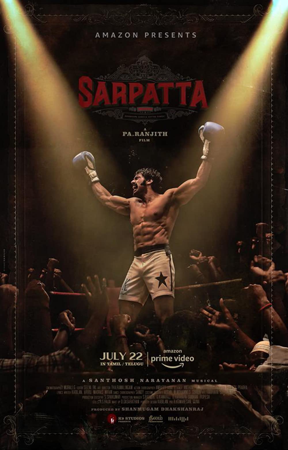 Sarpatta Parambarai (2021) Tamil 1080P Web-Dl X265 Hevc 10Bit Dd5 1 Esub -1Tmv
