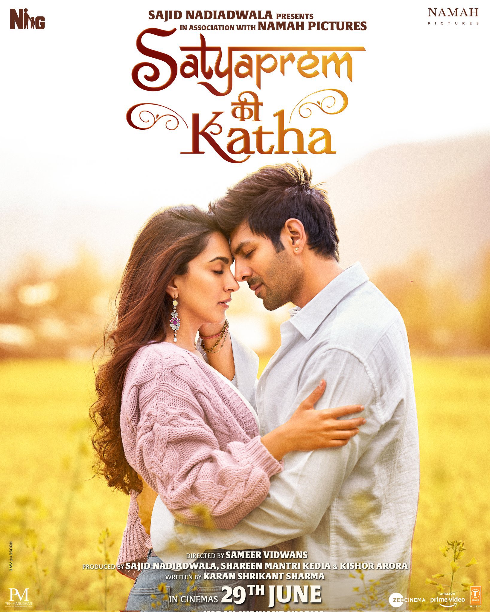 Satyaprem Ki Katha (2023) Hindi 1080P Amzn Webrip X265 Hevc 10Bit Dd5 1 Esub - Mkvcinemas