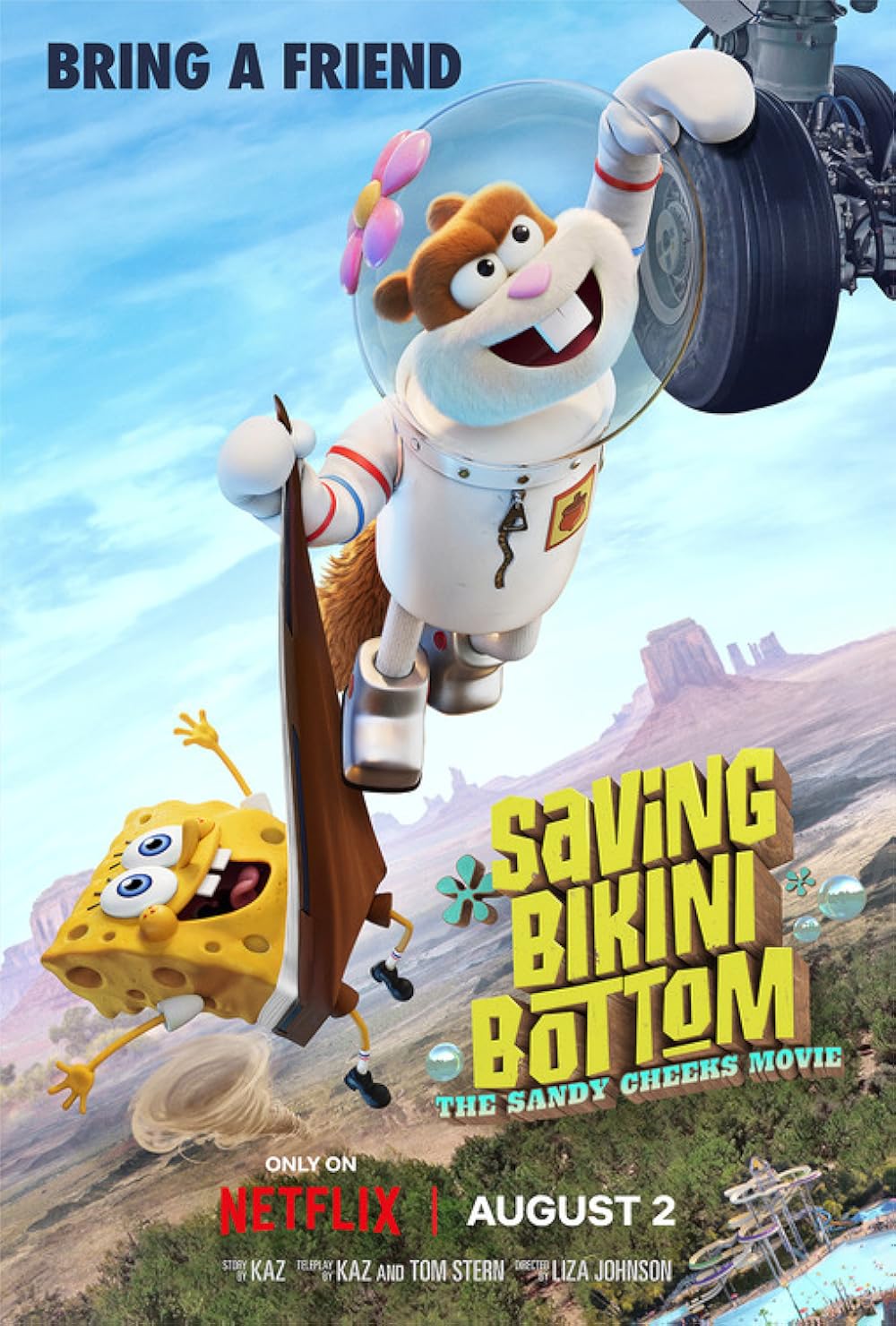 Saving Bikini Bottom The Sandy Cheeks Movie (2024) 720P Nf-Web X264 Msubs [Dual Audio][Hindi 5 1 English 5 1] -Mkvc