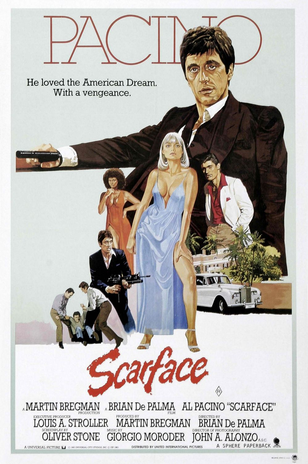 Scarface (1983) Rem 1080P Bluray X265 Hevc Esub [Dual Audio][Hindi 5 1 English 5 1] -Mkvc
