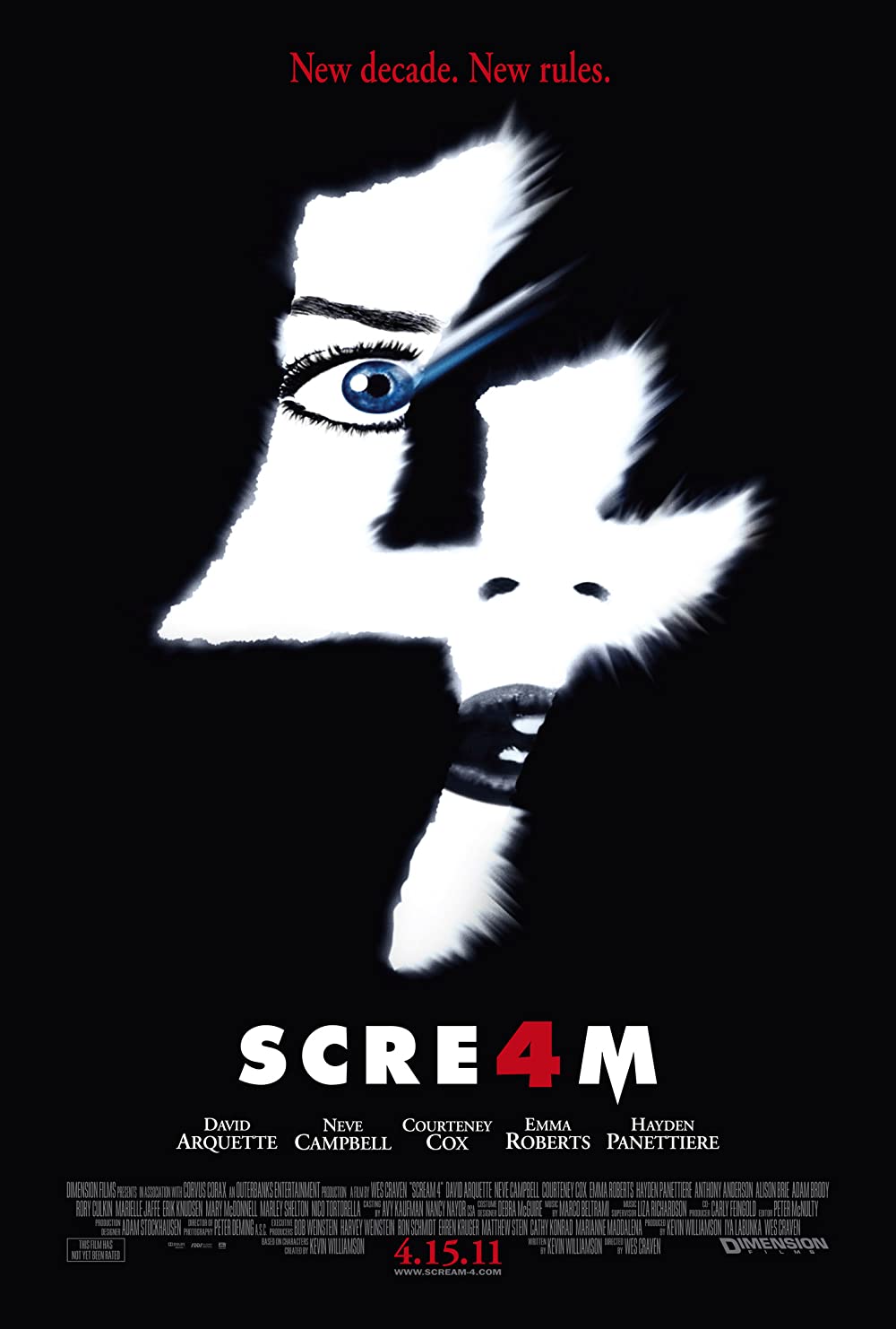 Scream 4 (2011) 720P Bluray X264 Esub [Dual Audio][Hindi 5 1 English 5 1] -Mkvc