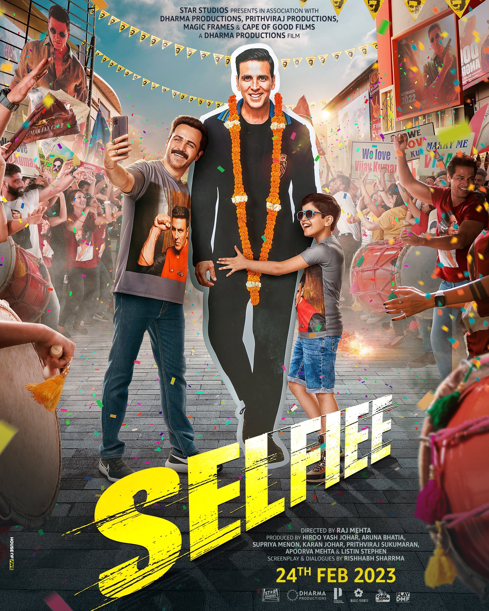 Selfiee (2023) Hindi 1080P Dsnp Webrip X264 Dd5 1 Esub - Mkvcinemas