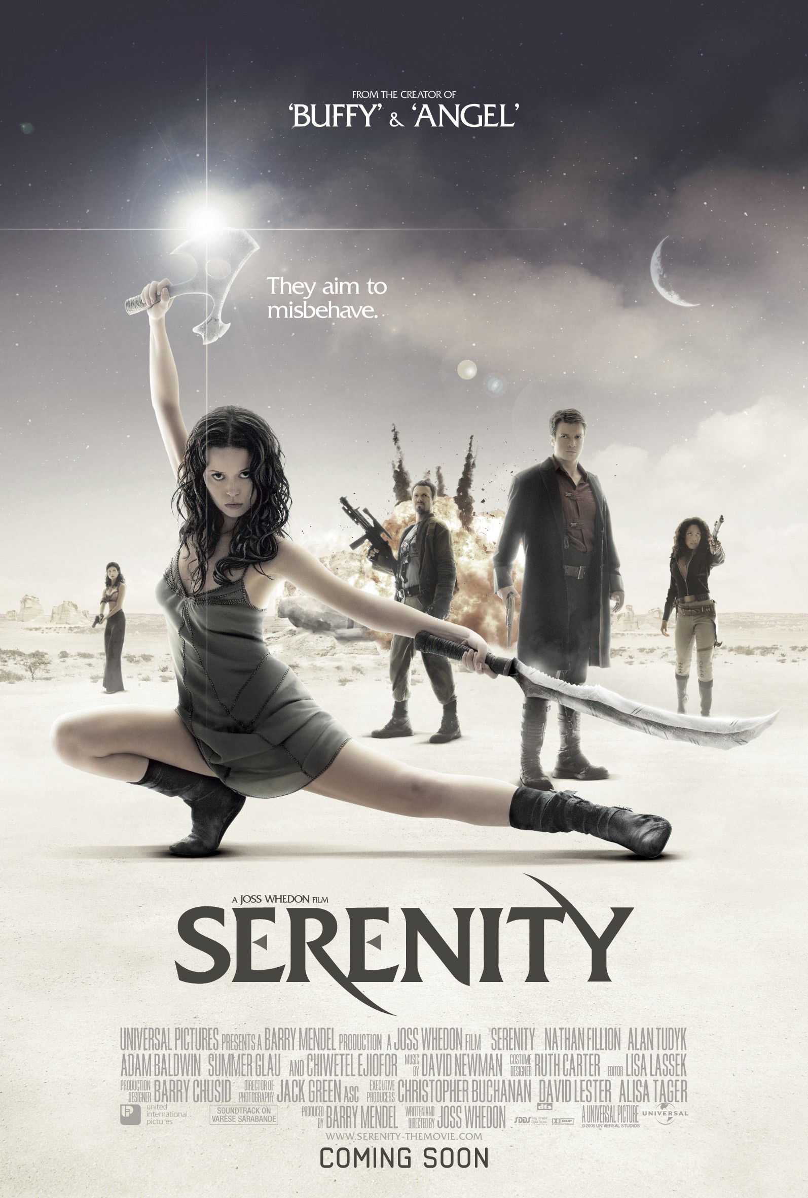 Serenity (2005) 720P Bluray X264 Esub [Dual Audio][Hindi 5 1 English 5 1] - Mkvc