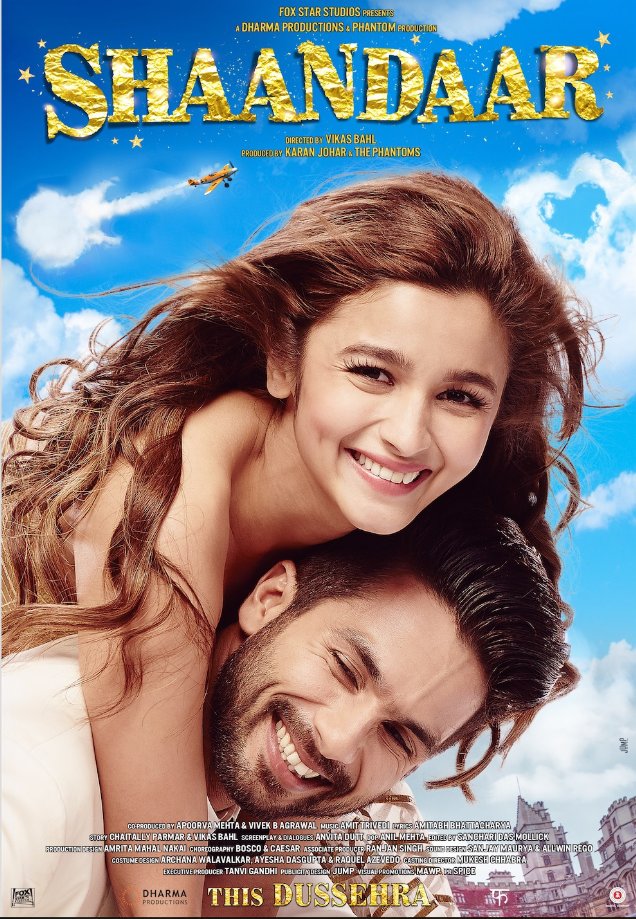 Shaandaar (2015) Hindi 1080P Bluray X264 Dd5 1 Esub - Mkvcinemas