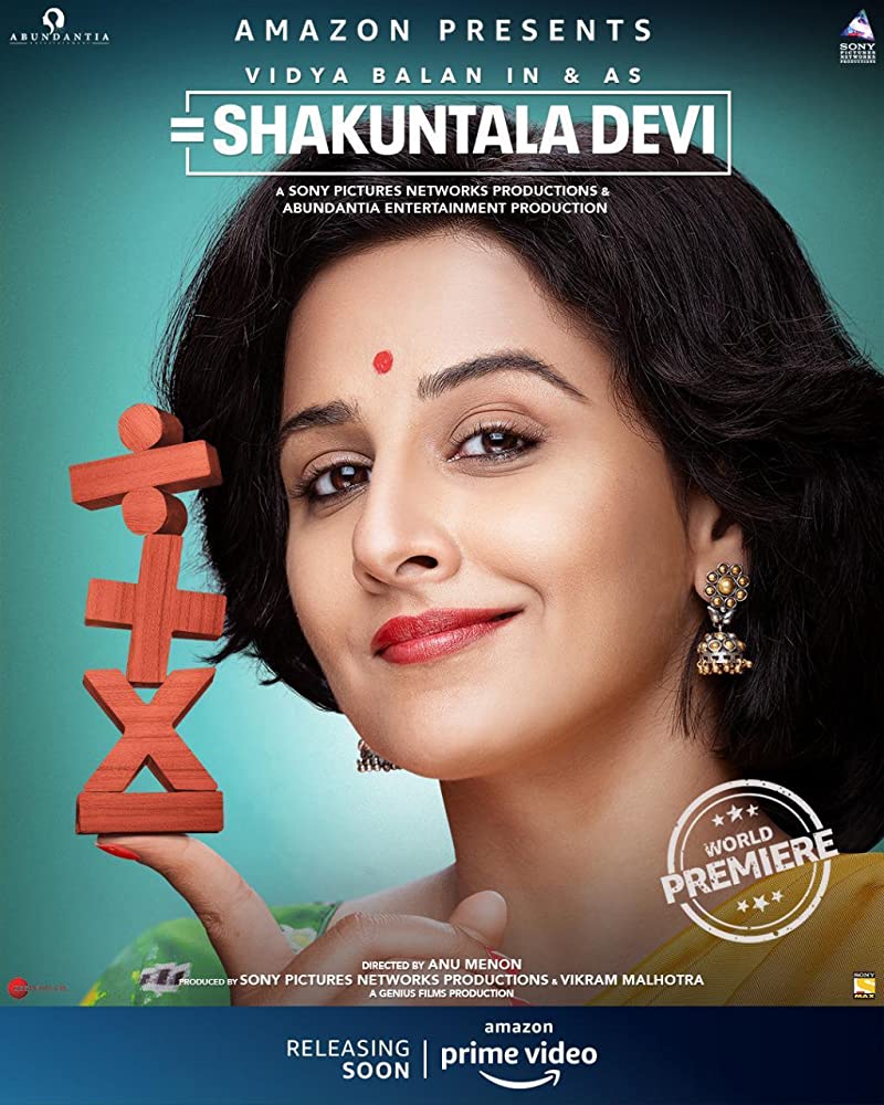 Shakuntala Devi (2020) Hindi 1080P Amzn Webrip X264 Ac3 5 1 Esub - Mkvcinemas