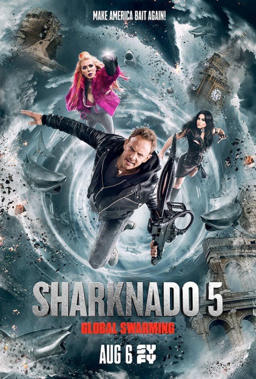 Sharknado 5 Global Swarming 2017 720P Brrip 700Mb Mkvcage