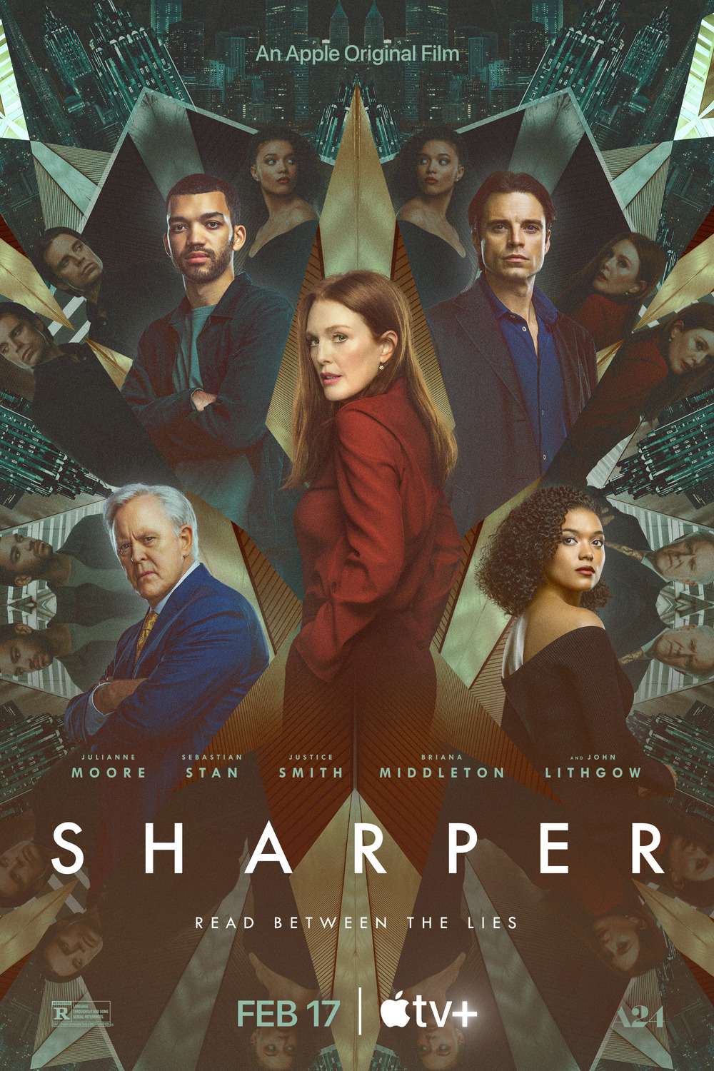 Sharper (2023) 1080P Atvp-Web X265 Hevc 10Bit Aac 5 1 Msubs-Mkvc