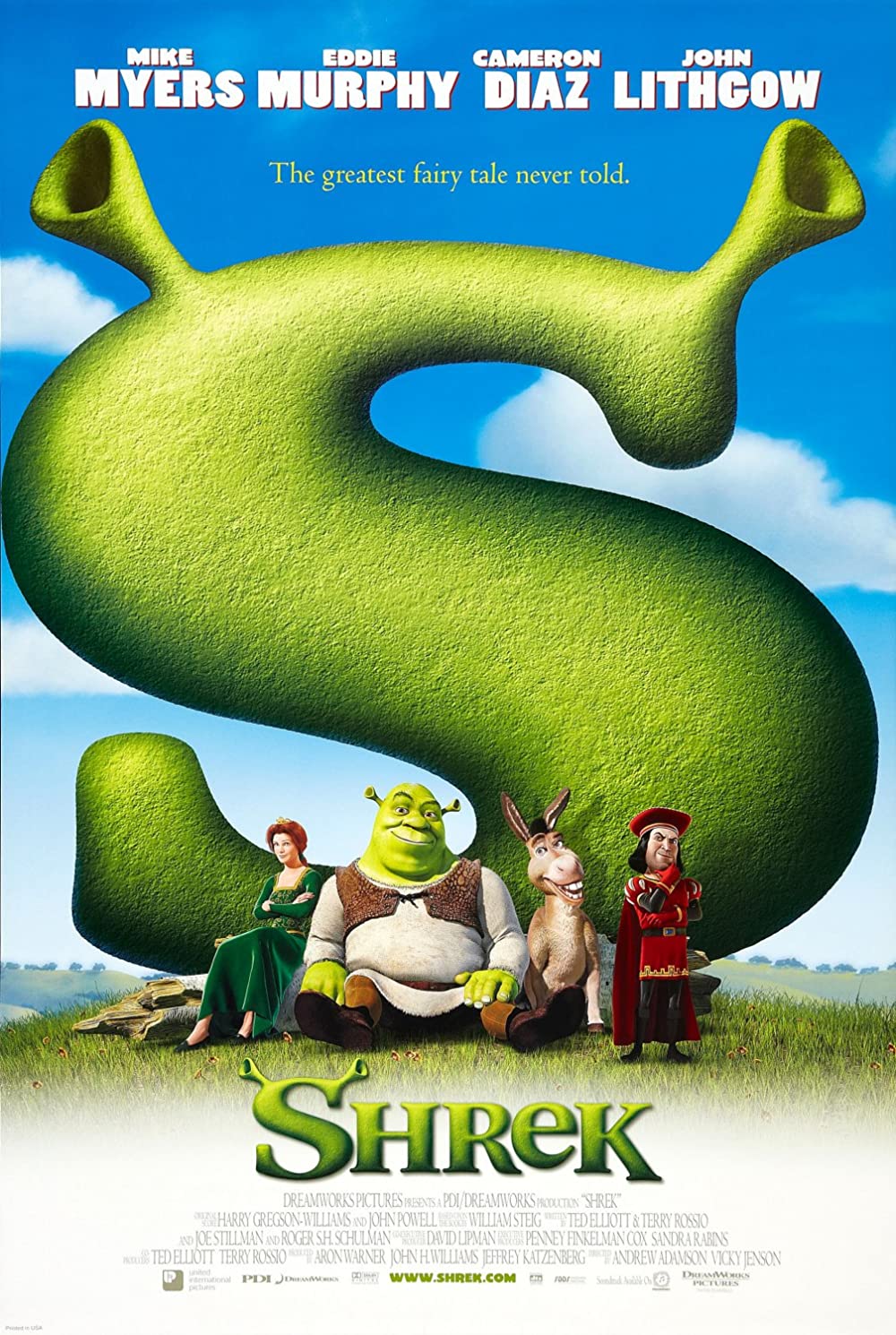 Shrek (2001) 1080P Bluray X265 Hevc 10Bit Esub [Dual Audio][Hindi 5 1 English 5 1] -Mkva