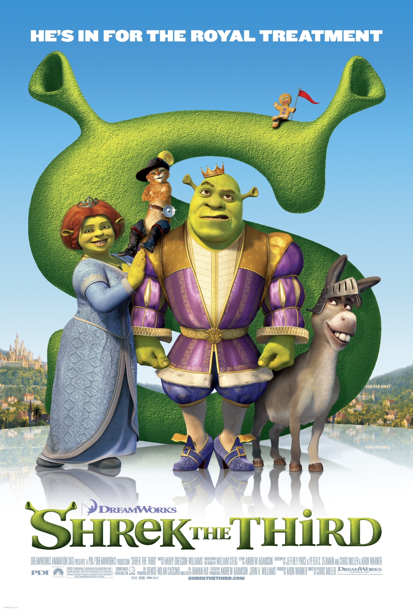 Shrek The Third (2007) 1080P Bluray X265 Hevc 10Bit Msubs [Dual Audio][Hindi 5 1 English 5 1] -Tombdoc