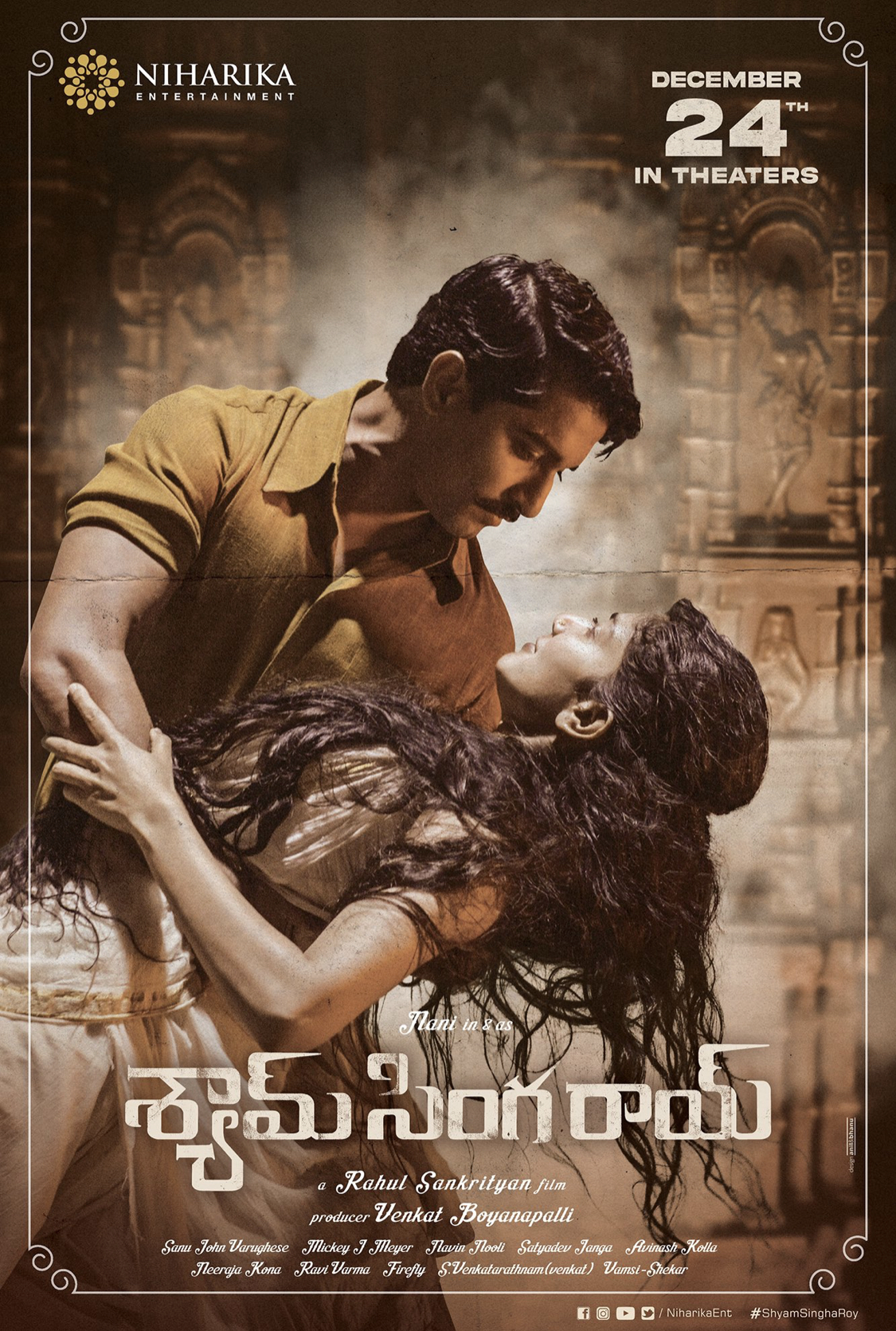 Shyam Singha Roy (2021) 1080P Nf Webrip X264 Esub [Dual Audio][Hindi Dd5 1 Telugu 2 0] -Dmv